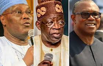 Atiku President Tinubu Obi