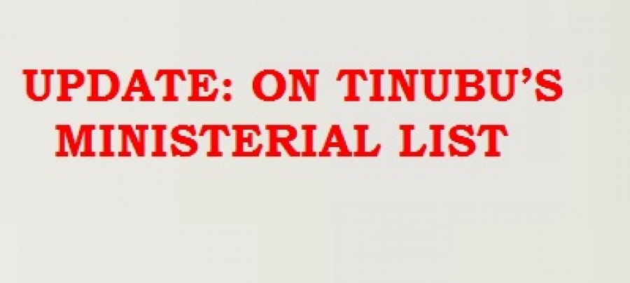 MINISTERIAL NOMINEES AND THEIR STATE OF ORIGIN