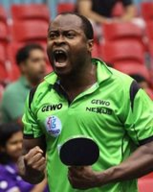 QUADRI THE ONLY BLACK MAN IN WORLD TABLE TENNIS TOP 16