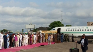 PRESIDENT BOLA TINUBU HAS RETURNED TO NIGERIA FROM DIPLOMATIC TRIPS TO PARIS &amp; LONDON.