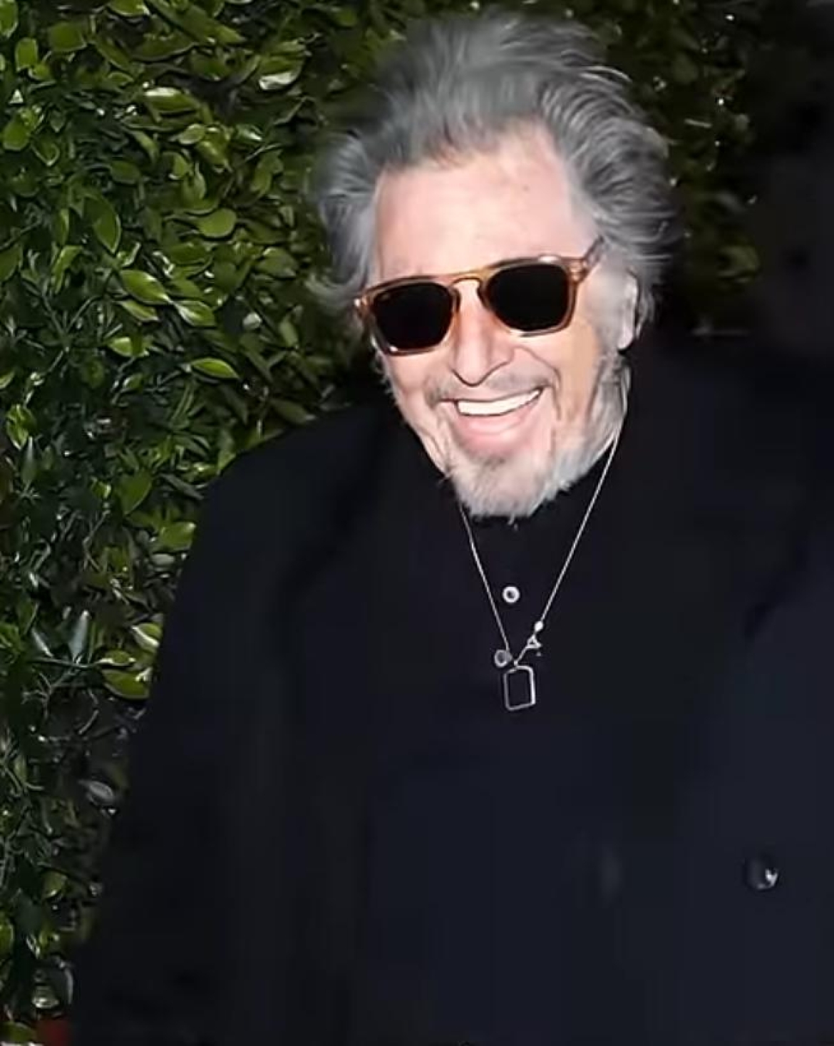 ICONIC MOVIE STAR AL PACINO MEETS THE POPE