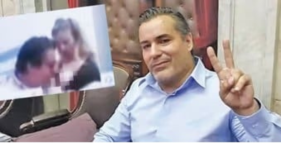 LAWMAKER SENT TO PRISON FOR KISSING WIFE